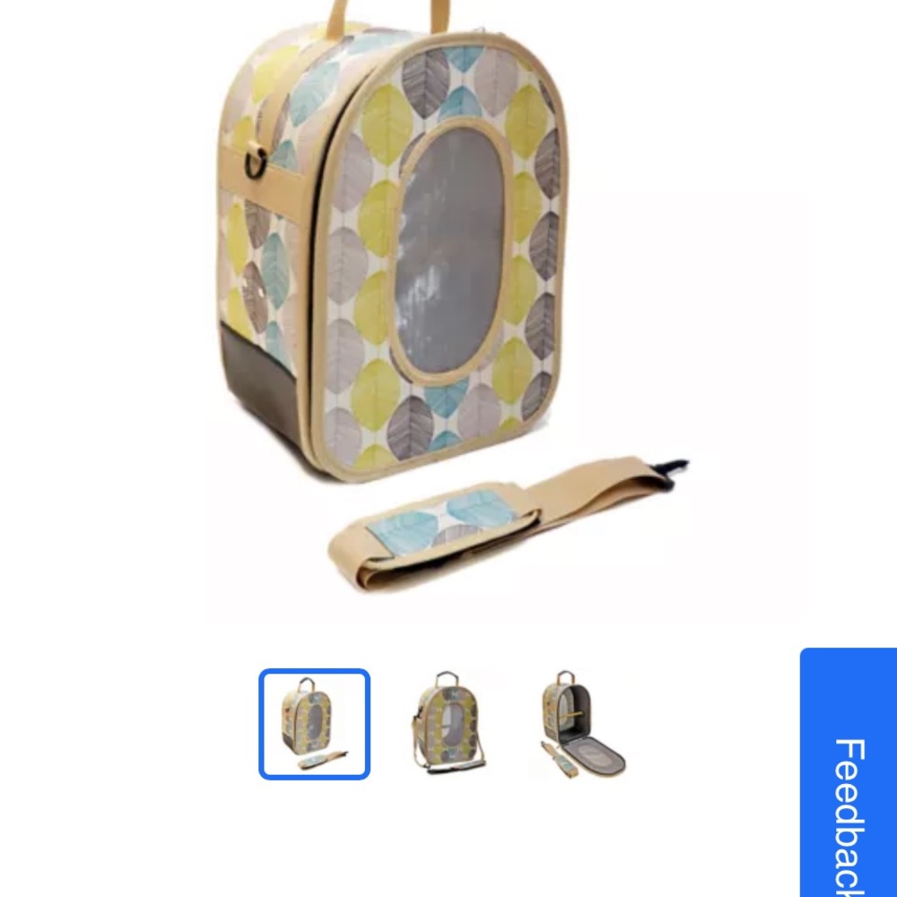 Leaf Patterned Multi-Color Backpack NWT - image 6